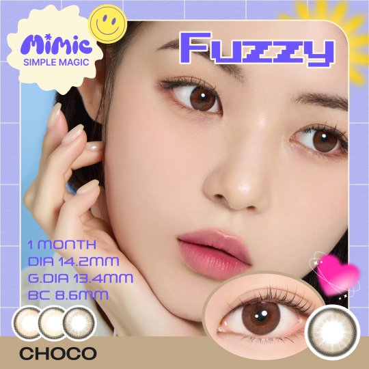 Fuzzy Orange Brown/YellowBrown/Choco 1ヶ月