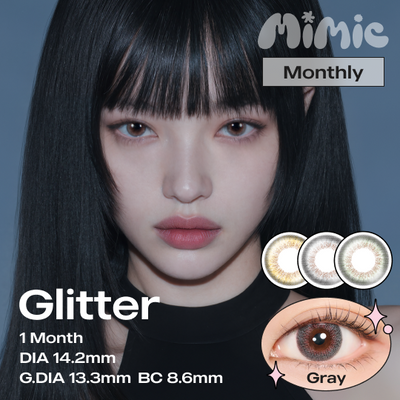 Glitter Green/Brown/Gray 1ヶ月