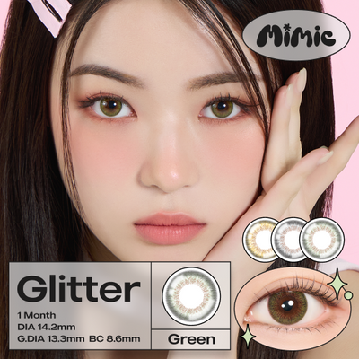 Glitter Green/Brown/Gray 1ヶ月